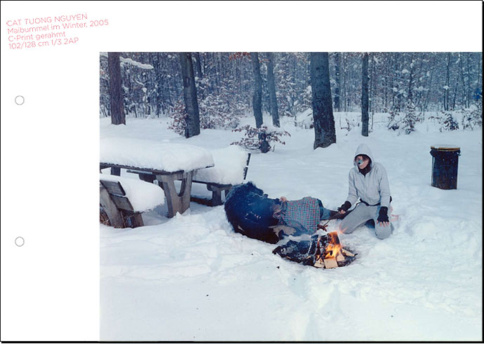 IST DAS FISCHLI WEISS? Klodin Erb und Eliane Rutishauser, Cat Tuong Nguyen Maibummel im Winter, 2005 C-Print gerahmt 102/128 cm 1/3 2AP