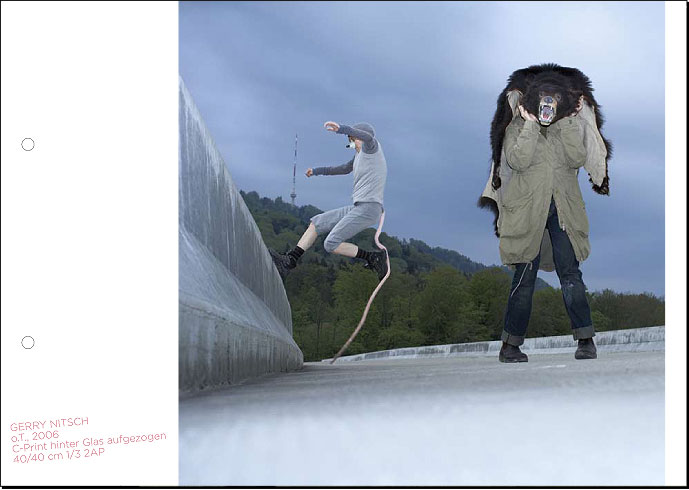 IST DAS FISCHLI WEISS? Klodin Erb und Eliane Rutishauser, Gerry Nitsch o.T., 2006			 C-Print hinter Glas aufgezogen 40/40 cm 1/3 2AP